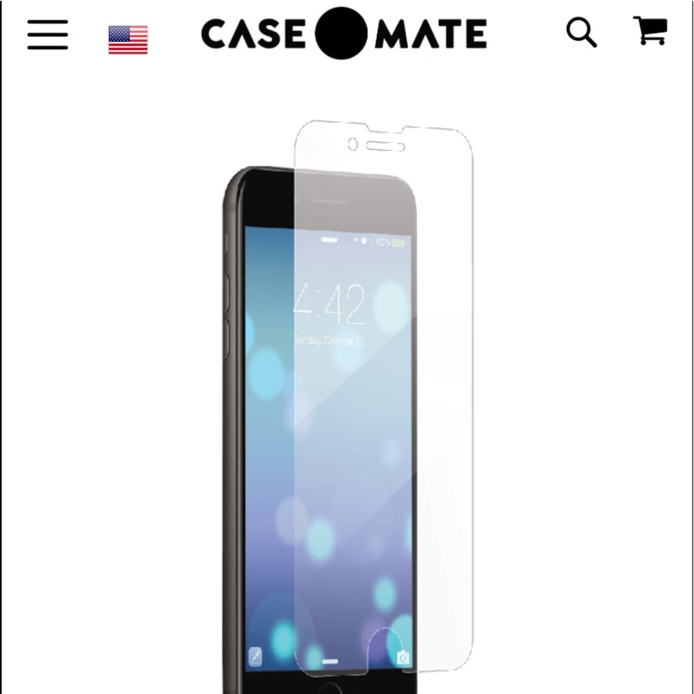 Case-Mate 2-Pack Glass Tempered Screen Protector